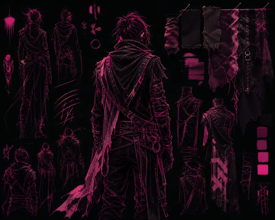 Character concept before refinement
