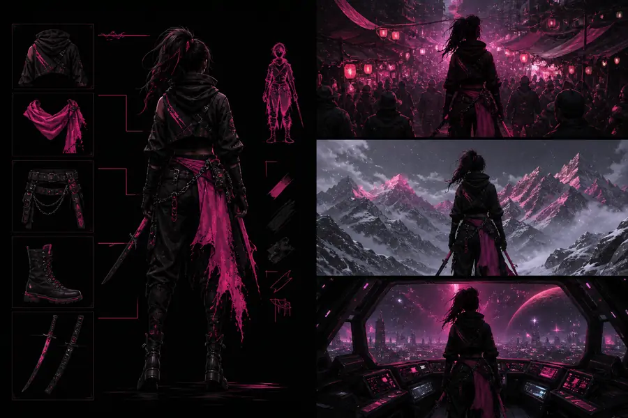 Character concept after refinement