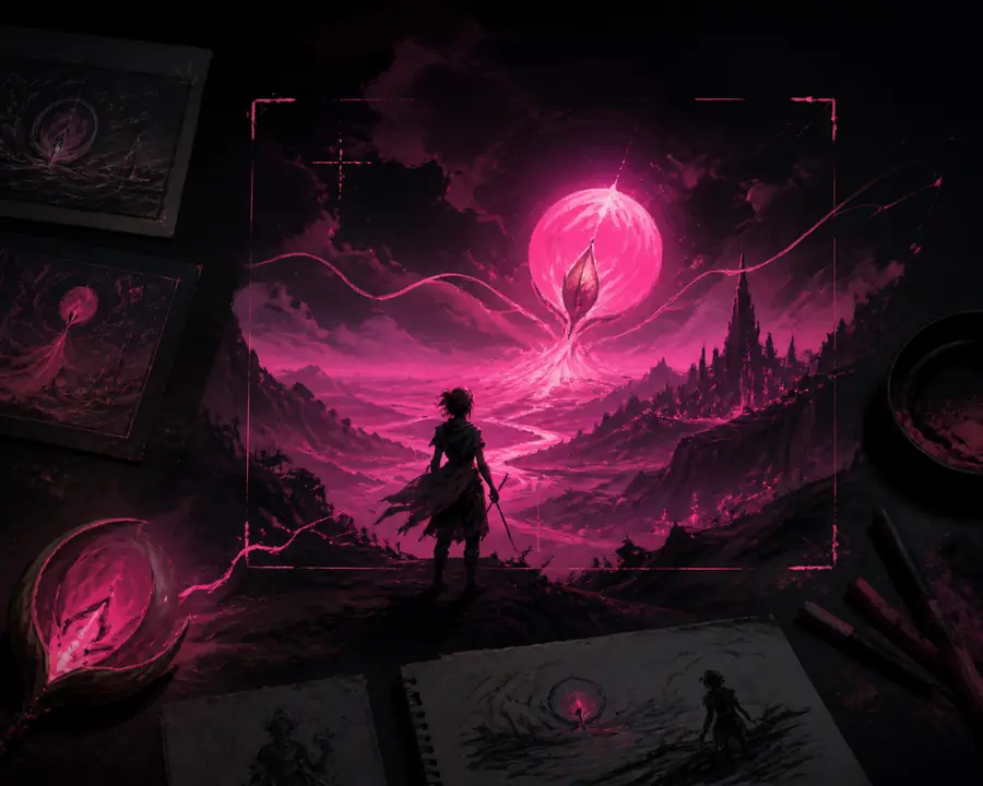 Initial AI-generated visual concept
